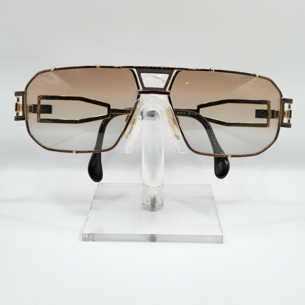 Cazal Gold & Brown Sunglass Frame
